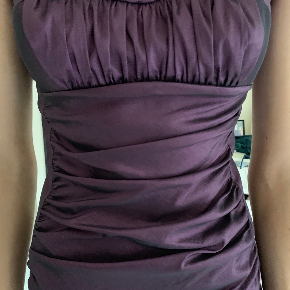 Purple homecoming dress
